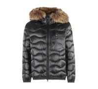 Blauer Giacca Corta Wave Fur Piumino Nylon Nero L