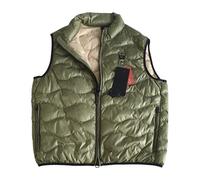 Blauer Gilet Full Zip Imbottito Ovatta Verde Uomo