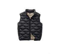 Blauer Gilet Nero con Trapuntatura ad Onde mod. Danny