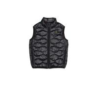 Blauer Gilet Nero con Trapuntature a Onde (IT, Età, 8 anni, Regular, Bambino, Nero)