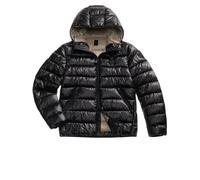 Blauer GIUBBETTO, PIUMINO ECOLOGICO, giubbino ADAMS USA da uomo 25WBLUC02079 giacca giaccone (IT, Testo, M, Regular, Regular, 999EI NERO int. beige)