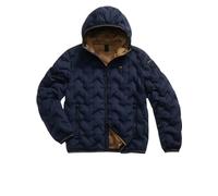 PIUMINO CON CAPPUCCIO ANGOLARE PIERY Blauer Blu