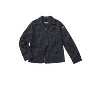 Blauer giubbino corto sfoderato in cotone popeline Lily nero XL