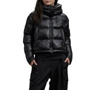 Blauer piumino donna Gloria con cappuccio nero beige M