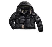 Blauer piumino donna Gloria con cappuccio nero beige M