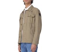 Blauer giubbino Goodale Dyed in cotone beige
