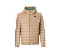 Blauer giubbino imbottitto uomo con cappuccio Charles beige