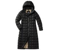 Blauer Giubbino Impermeabile Trench Imbottito PIUMA da donna, PIUMINO LUNGO A QUADRI KALADA 3122 24WBLDK03122 265gr. (IT, Testo, L, Regular, Regular, Nero)