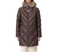 Blauer Giubbino lungo Impermeabile, Piumino lungo da donna ALTHEA 25WBLDK03098 325GR. (IT, Testo, L, Regular, Regular, 365EI CASTAGNA interno beige)