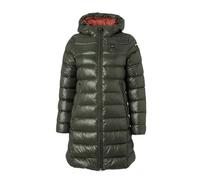 Blauer Giubbino lungo Impermeabile Trench Imbottito in ovatta da donna, MICRO RIP, modello ADELAIDE 25WBLDK02069 (IT, Testo, M, Regular, Regular, 678RU verde int. ruggine)