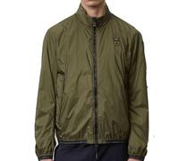 Blauer Giubbotto modello Corto in nylon a collo alto e maniche lunghe con chiusura frontale con zip e tasche laterali, targa con logo sul torace e patch con logo sulla manica sinistra, orlo e p