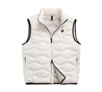 PIUMINO SMANICATO AD ONDE Blauer Bianco