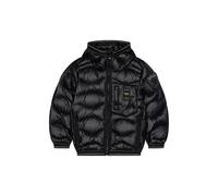 Blauer Giubbotto Piumino Nero a Onde (IT, Età, 10 anni, Regular, Bambino, Nero)