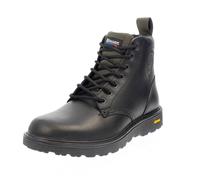 Blauer Guantanamo - Stivaletti Stringati In Pelle Nero - Uomo Scarpe Stivaletti