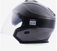 Blauer Hacker BTR Elmetto jet, nero-grigio, taglia M per maschi