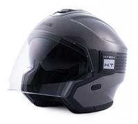 Blauer Hacker titanio nero lucido con faccia aperta taglia S 560 mm