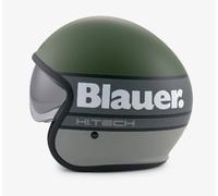 BLAUER HT - CASCO MOTO JET PILOT 4.0 - VERDE OPACO