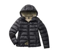Blauer, ,Jackets ,Donna ,Nero ,L Giacca Piumino Nera con Cuciture a Righe