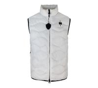 Blauer, ,Jackets ,Uomo ,Bianco ,L Giacche Imbottite Bianche con Zip