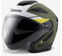 Blauer JJ-01 Casco Jet, verde, taglia XS per maschi