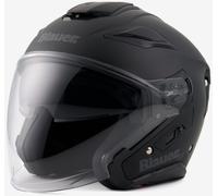 Blauer JJ-01 Monocolor Casco Jet, nero opaco, Taglia XL (60/62)