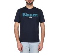 Blauer Maglietta Ernst T-Shirt Uomo 100% Cotone Blu L