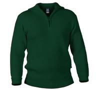 Blauer Peter - Maglione con Colletto e Zip sul Torace - in Lana Merino -10 Colori