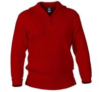 Blauer Peter - Maglione con Colletto e Zip sul Torace - in Lana Merino -10 Colori
