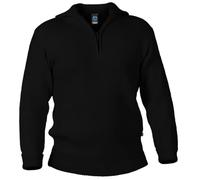 Blauer Peter - Maglione con Colletto e Zip sul Torace - in Lana Merino -10 Colori