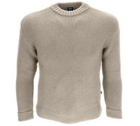 Blauer Peter - Maglione Girocollo - in Lana Merino -10 Colori, Colore:Beige-Screziato, Taglia:50