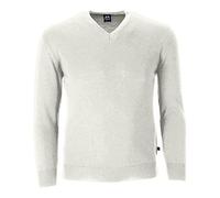 Blauer Peter - Maglione Leggero in Merino - Tinta Unita - Scollo a V - Manica Lunga - 10 Colori, Colore:Natura, Taglia:50