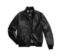 Blauer - Petrel Soft Leather Bomber - - Jackets - Uomo - Nero - M