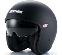 Blauer Pilot 1.1 Monochrome Black Matte Casco jet, nero, taglia XS