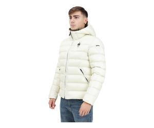 Blauer - Piumino Bianco con Motivo a Quadri - - Jackets - Uomo - Beige - XL