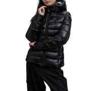 Blauer piumino donna Caroll in nylon trapuntato nero XS