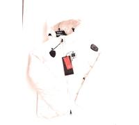 Blauer Piumino Invernale Imbottito,Bianco,con Zip e Tasche,Giubbino Corto per ragazze (IT, Età, 16 anni, Bianco)