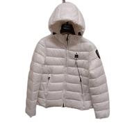 Blauer Piumino Invernale Imbottito,Bianco,con Zip e Tasche,Giubbino Corto per ragazze (IT, Età, 16 anni, Bianco)