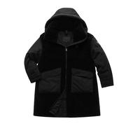 Blauer piumino lungo Peaver in nylon ed ecopelliccia nero S