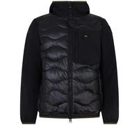 Blauer piumino Alberti in nylon e neoprene nero L