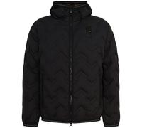 BLAUER - Piumino nero 'PIERY' con logo per uomo