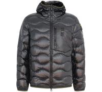 BLAUER - Piumino nero 'WAVE' con logo per uomo