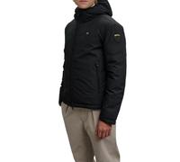 Blauer piumino reversibile Ballard con cappuccio nero beige