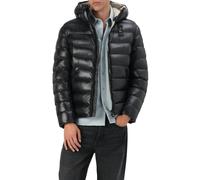 Blauer piumino trapuntato Adams con cappuccio nero XXL