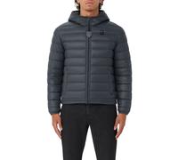 Blauer piumino uomo Charles con cappuccio antracite