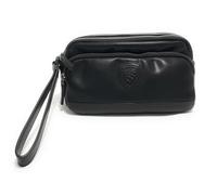 Blauer Pochette Uomo pelle FIFTH02 Nero borsello a mano polsino beauty Pouch