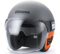 Blauer Pod 06 Casco Jet, grigio-arancione, taglia S per maschi