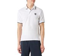 Blauer Polo Manica Corta, 100 Bianco Ottico, S Uomo