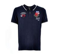 Blauer polo manica corta uomo - M, Blu