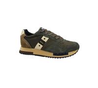 Blauer QUEENS01 Brown Military Scarpe Uomo Sneakers Lacci camoscio Tessuto 47