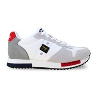Blauer Queens01 Sneakers Uomo, Bianco/Rosso/Blu, 44 EU - S6QUEENS01-MES-WRN